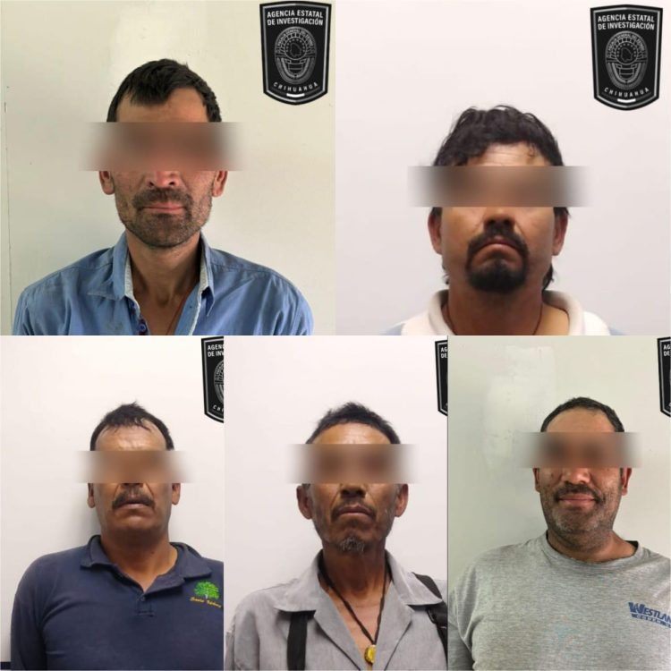 Detiene AEI a cinco personas por allanamiento y robo en Parral y Jiménez