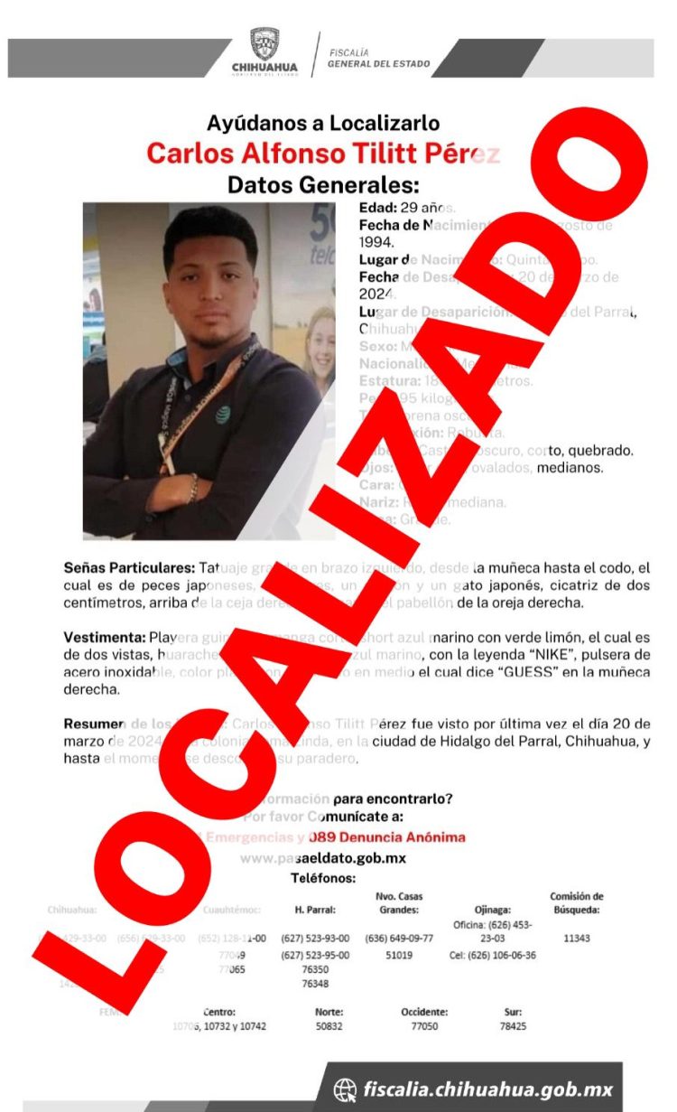Localizan a joven que tenía reporte de ausencia