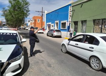 Exhorta Vialidad a tomar precauciones en zona de rehabilitación de fachadas de la Avenida Centenario