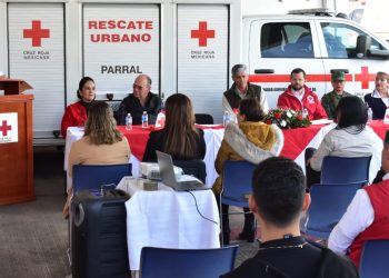 Gobierno de Parral se une a la Colecta Anual de la Cruz Roja Mexicana