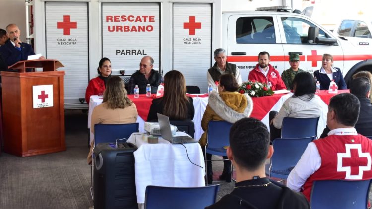 Gobierno de Parral se une a la Colecta Anual de la Cruz Roja Mexicana