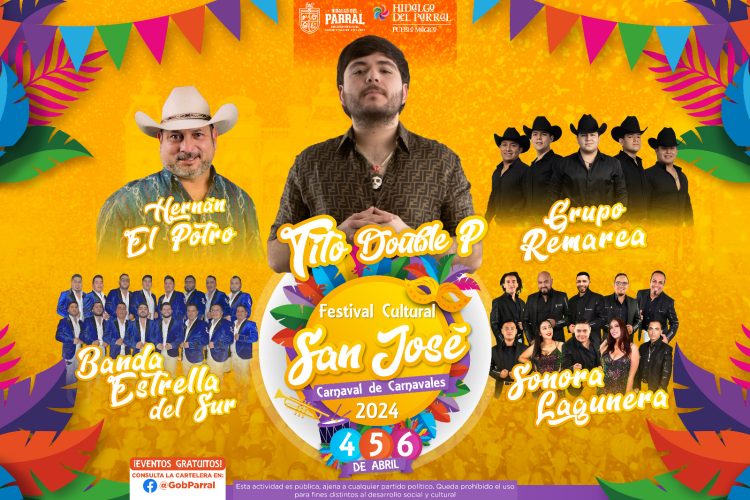 Conoce las presentaciones estelares del Festival Cultural San José 2024 “Carnaval de Carnavales”