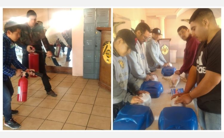 Imparte Protección Civil curso a personal del CRREAD