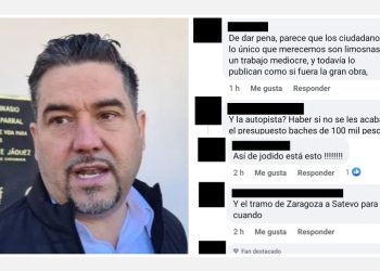 ¡Ni la burla perdonan!; critican parralenses a Diputado Piñón, por bacheo en la Vía Corta