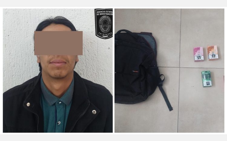 Detienen a sujeto vendiendo vapeadores afuera del COBACH en Parral