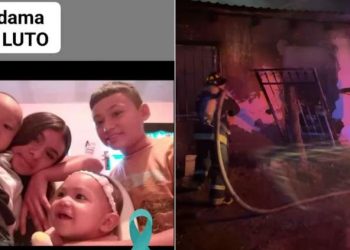 Murieron madre y sus hijos durante incendio en Aldama