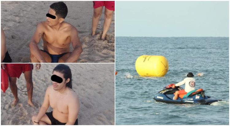 Rescataron a dos jóvenes de morir ahogados en Mazatlán