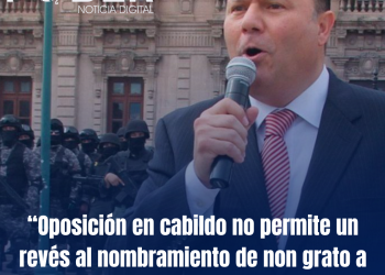 “Oposición en cabildo no permite un revés al nombramiento de non grato a Duartistas; Carito