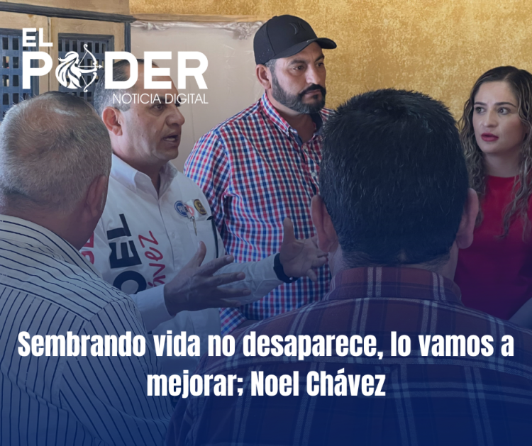 Sembrando vida no desaparece, lo vamos a mejorar; Noel Chávez