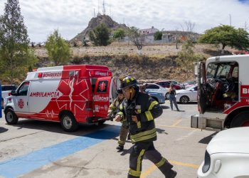 Realiza el Gobierno de Parral simulacro de incendio con lesionado en la Presidencia Municipal