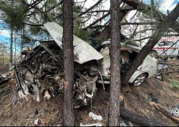 Aparatoso accidente en la carretera Guachochi-Balleza deja tres personas lesionadas