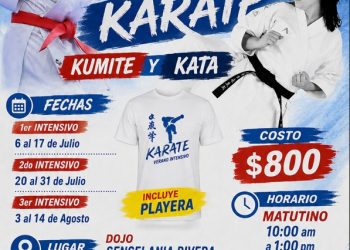 Invitan a niños y jóvenes a participar en curso Intensivo de verano de Karate en Parral