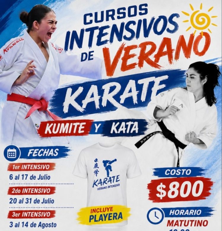 Invitan a niños y jóvenes a participar en curso Intensivo de verano de Karate en Parral