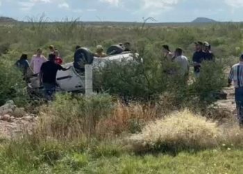 Familia parralense la accidentada en la vía corta a Chihuahua; murió una mujer y hubo cuatro lesionados