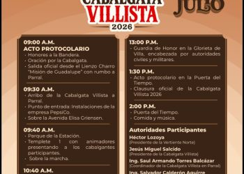 Arribo de la Cabalgata Villista 2026 engalana las Jornadas Villistas en Parral