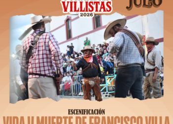 Cierre temporal en calle Gabino Barreda por escenificaciones villistas