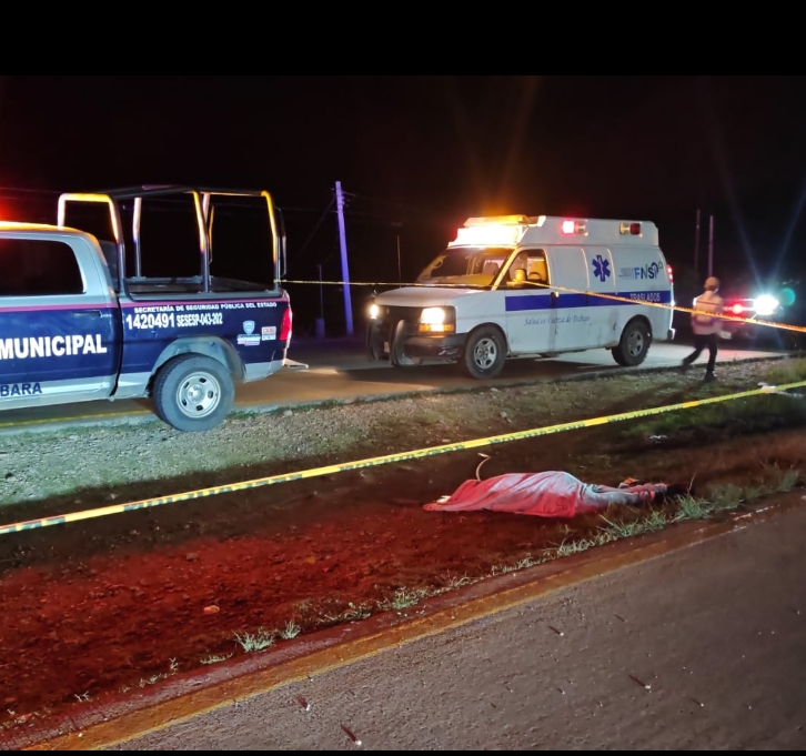 Muere un joven al ser atropellado por un vehículo en la carretera a Santa Bárbara; el responsable huyó