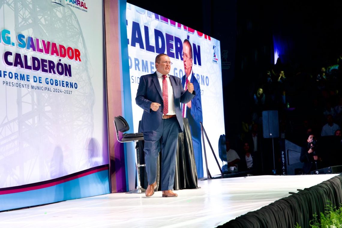 Familias y oportunidades, eje de los dos años de gobierno de Salvador Calderón“Juntos estamos construyendo un Parral