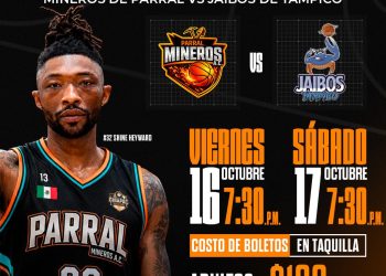 ¡Mineros de Parral vuelve a casa para recibir a Jaibos de Tampico!